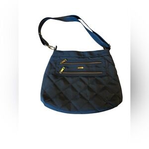 Travelon Blue and Black Crossbody Bag